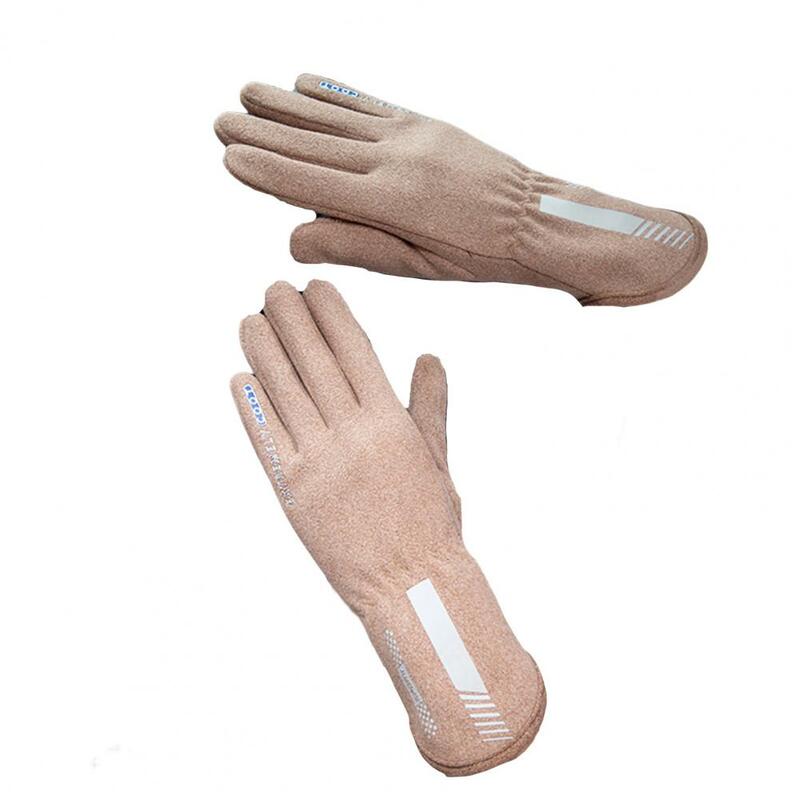 Зимние перчатки, 1 пара, шикарные моющиеся перчатки с откидной крышкой, не скатывающиеся, для верховой езды, для зимних видов спорта на открытом воздухе