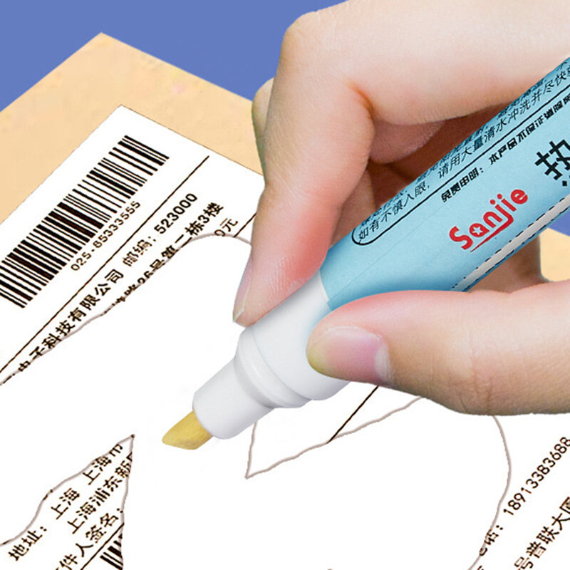 Papel térmico Eraser Pen, dados de privacidade, Protective Data Remover, papel de impressão, Takeaway Courier Bill, 1 pc, 2pcs