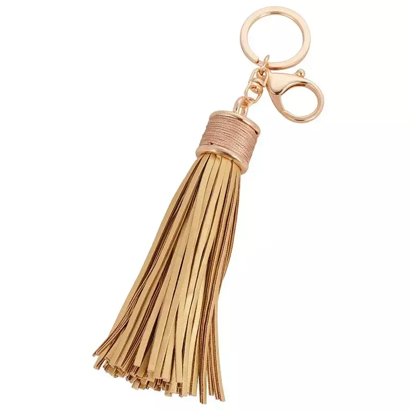 Брелок для ключей LVK5 брелок для ключей с кисточкой, на сумку, градиентные цвета, ювелирные изделия в стиле бохо, подарок для женщин