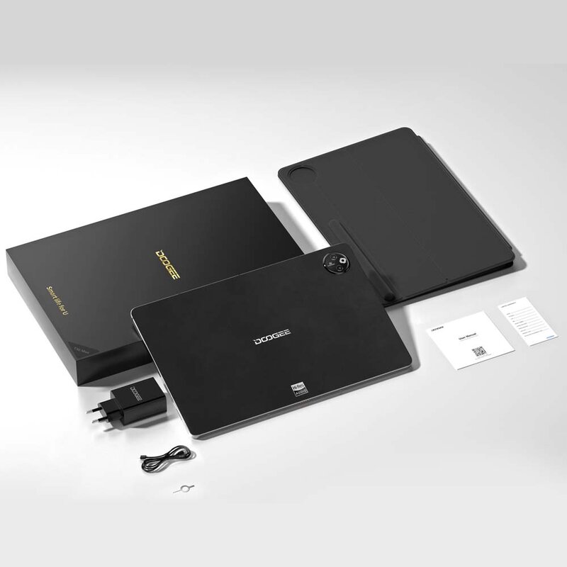 DOOGEE T30 Max Tablet Android 14 12.4 "4K 20GB(8 + 12) 512GB 50MP podwójny aparat stop aluminium Nano Unibody 10800mAh 33W szybka zmiana