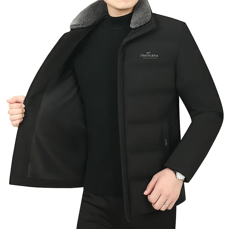 NEEDLESNOAH 남성용 따뜻한 겨울 재킷, 브랜드 캐주얼 패션, 방풍 파카, 후드 바람막이 코트 의류