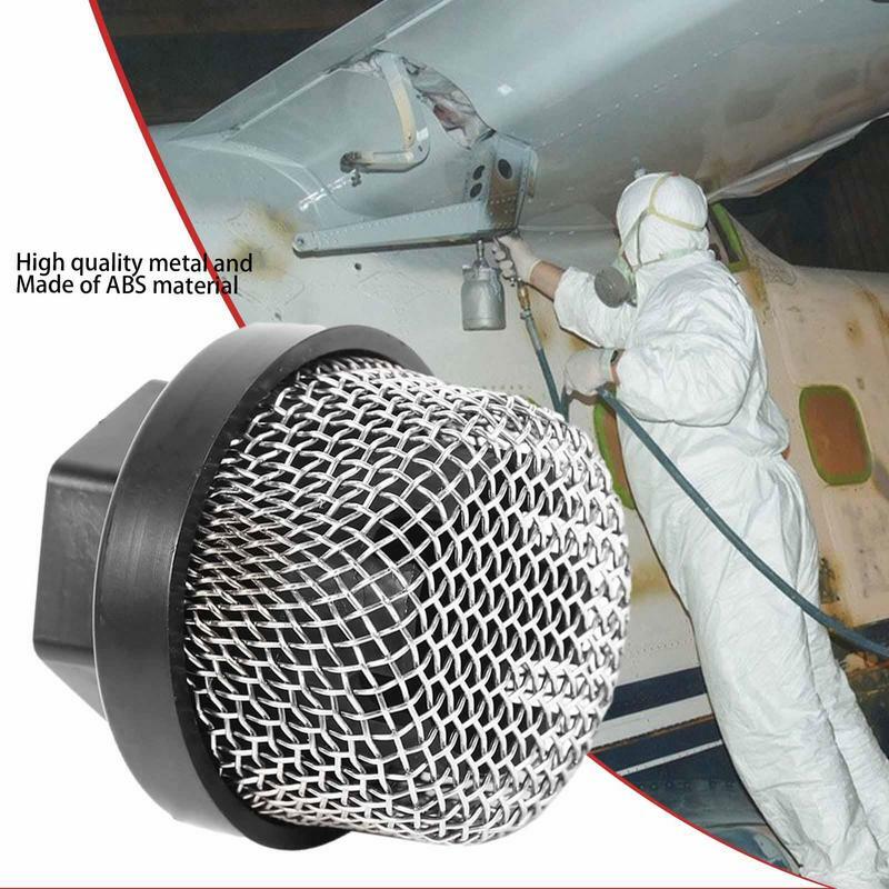 Pulverizador de ABS con filtro de pintura, colador de succión, accesorios de máquina de pulverización 246385, Reduce la obstrucción de la boquilla para 0