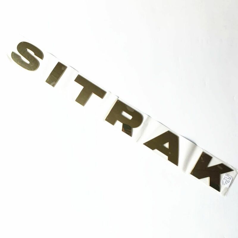 Logotipo del alfabeto inglés SITRAK de sinotrack