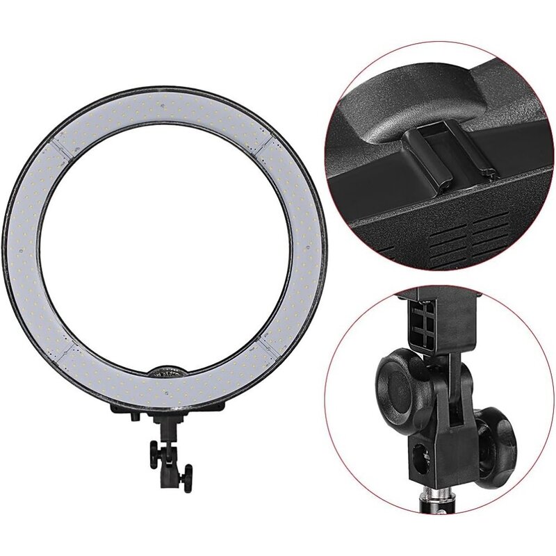 Neewer 18-Inch Ring Light, 55W Dimmable 5500K Light with 240 LEDs Color , Soft Tube and Carrying Bag for YouTube, TikTok,