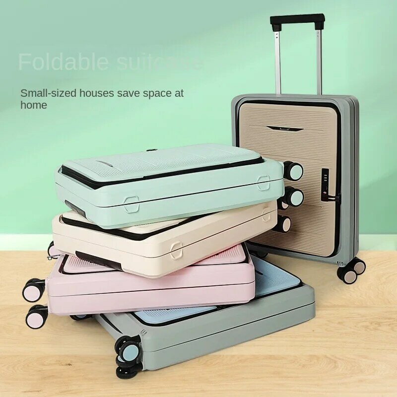 Multifunctional folding luggage 24 "universal wheel cross border password trolley case 20" boarding luggage essential for busine