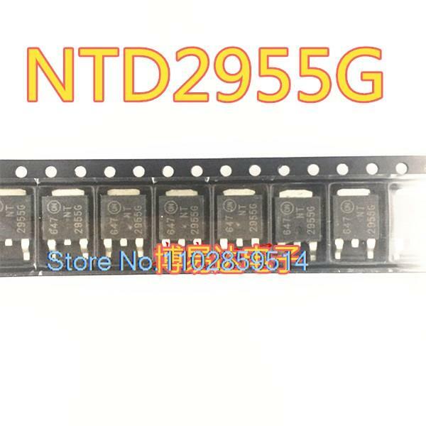 NTD2955T4G sur TO-252 MOS P, NT2955G, 20 pièces par unité