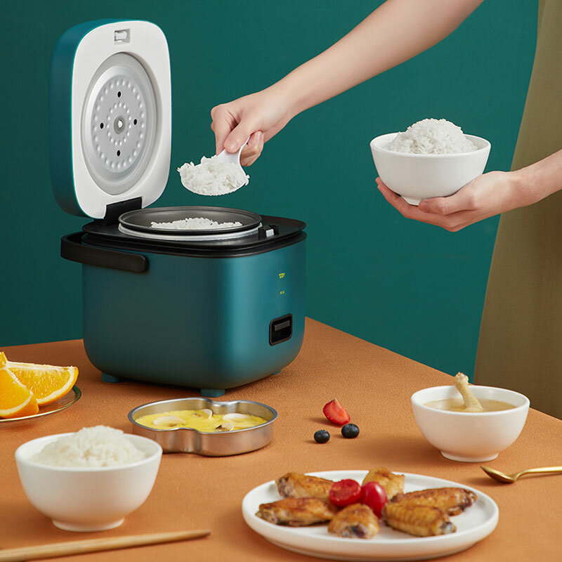 Электрическая рисоварка, устройство для приготовления пищи на 1,2 л, многофункциональная домашняя рисоварка на 1-2 человек