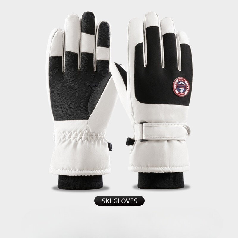 2023 новый стиль роскошь тёплые перчатки мужские зимние сенсорный экран перчатки зима держать руки теплее катание на лыжах наружные перчатки велосипед перчатки Водонепроницаемость от холода и ветра перчатки.