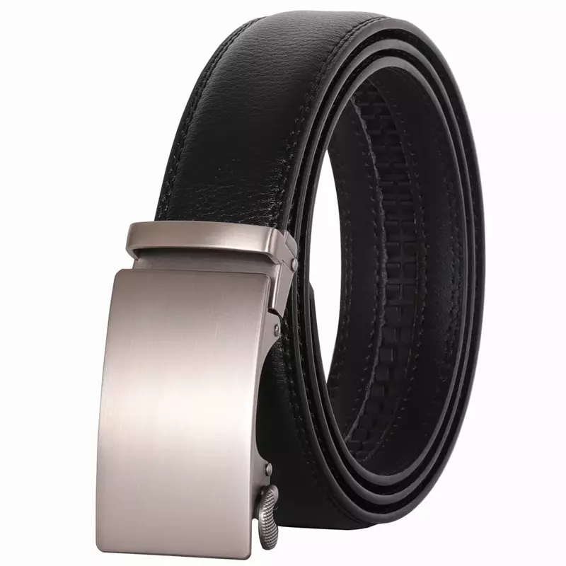 Plyesxale Red Belt For Men 2024 Automatic Buckle Luxury Belt Real Leather 3.5cm Cowskin Strap Male Formal Business Belts B86