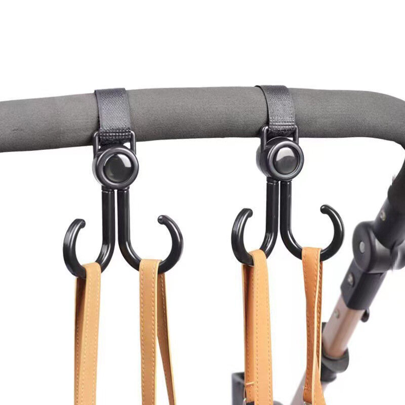 1 шт. крючок для коляски, крючки для корзины, аксессуары для коляски, поворотный крючок на 360 градусов, органайзер для коляски, вешалка для сумки