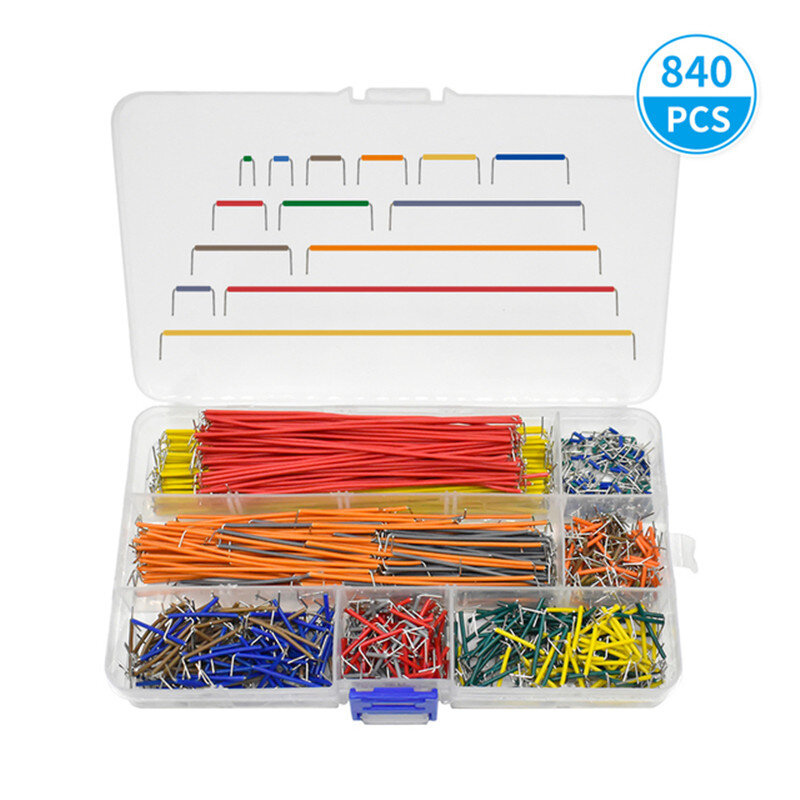 140/560/840 breadboard cables, breadboard dedicated cables, breadboard jumpers, connecting cables, boxed