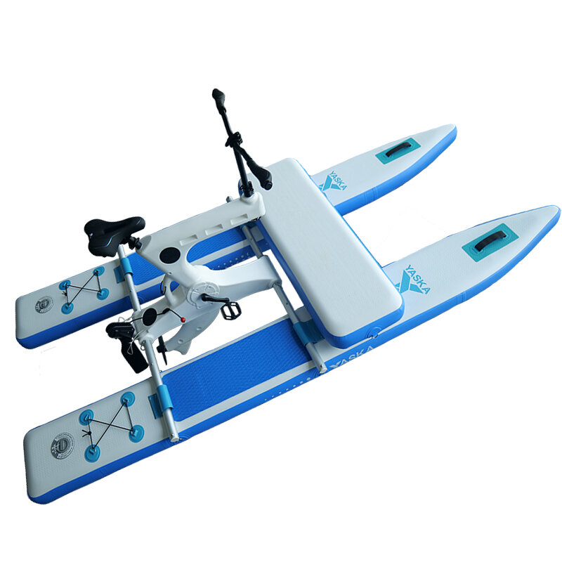 Wholesale customized water bike pedal board water bike sup board paddleboard with bicycle