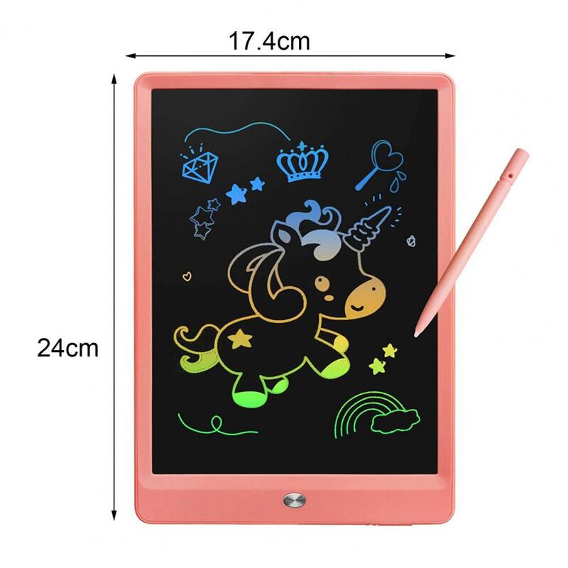 Eco-friendly Writing Tablet Rectangle LCD Screen One-key Delete Kids Educational Handwriting Pad Drawing Board Painting