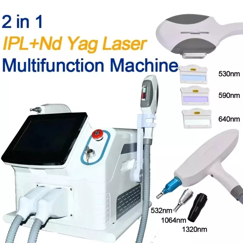 IPL OPT Two-in-one Diode laser hair removal machine beauty hair removal instrument picosecond laser to remove tattoo pigment