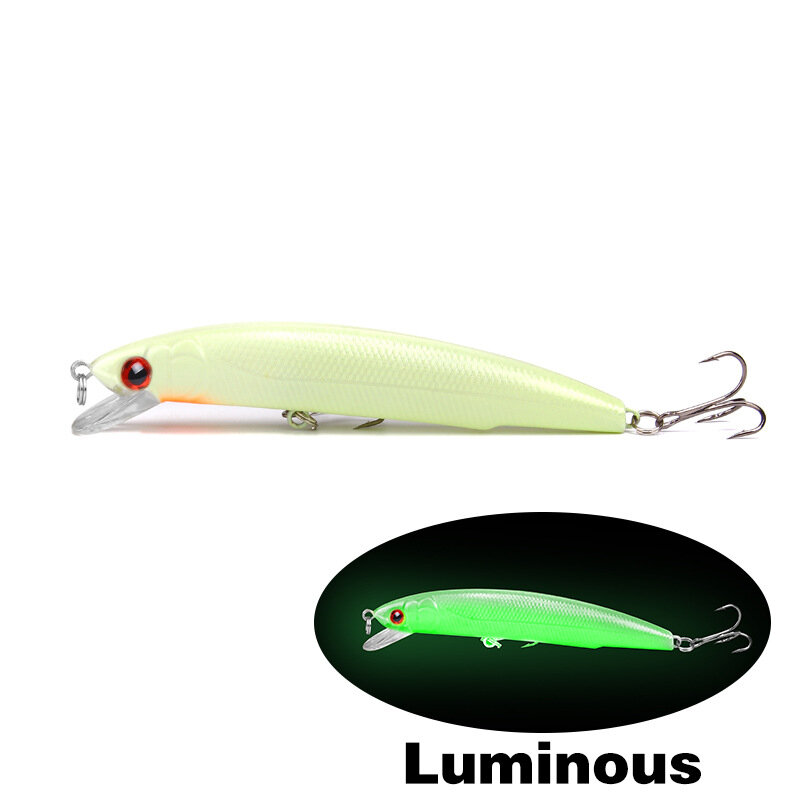 Luya เหยื่อ Body Luminous Mino เหยื่อ Hard ประดิษฐ์เหยื่อปลอมเหยื่อตกปลา