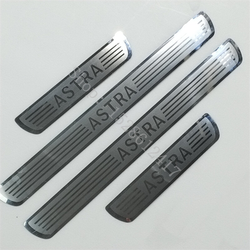 for Opel Vauxhall Astra Car Accessories Door Sill Scuff Plate Kick Guard Pedal Threshold Step Protector Threshold Welcome Pedal