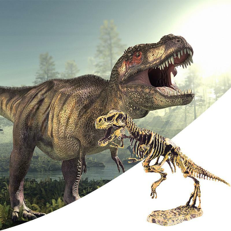 Kit penggali Dino untuk anak-anak mainan dinosaurus Kit pendidikan sains hadiah anak-anak keranjang Paskah/stok barang aktivitas Sains