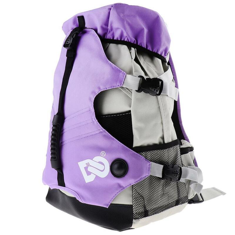 Profesjonalny plecak na wrotki unisex Plecak sportowy na świeżym powietrzu Modne torby outdoorowe Nylonowe, trwałe torby sportowe z wieloma kieszeniami