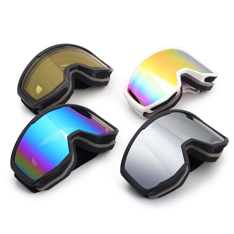 EXP VISION – lunettes de Ski pour hommes et femmes, lunettes de Snowboard OTG Anti-buée Protection UV, vêtements oculaires d'hiver pour adultes