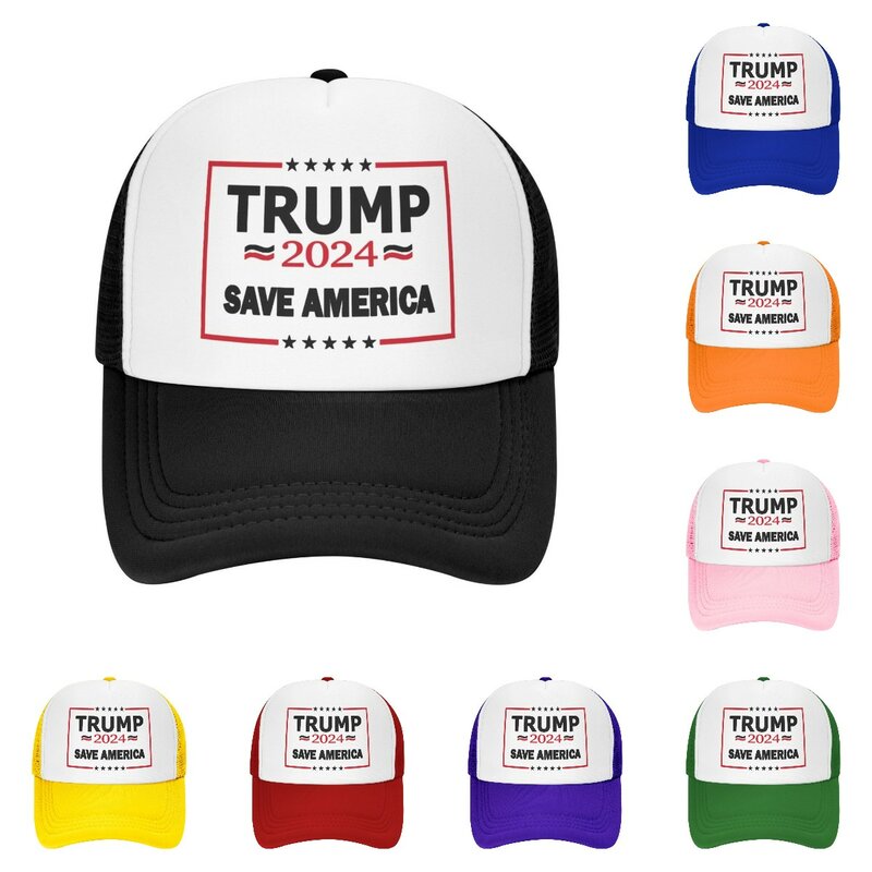 Chapéu de malha unissex para adultos, boné ajustável, manter a América grande, ao ar livre, malha, Donald Trump, MAGA, Camo, EUA, 2021