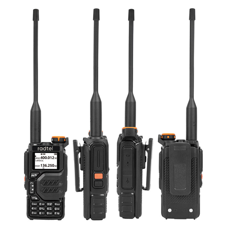 Radtel RT-590 banda de ar walkie talkie amador presunto em dois sentidos estação rádio uhf vhf 200ch banda completa ht com canal noaa am satcom