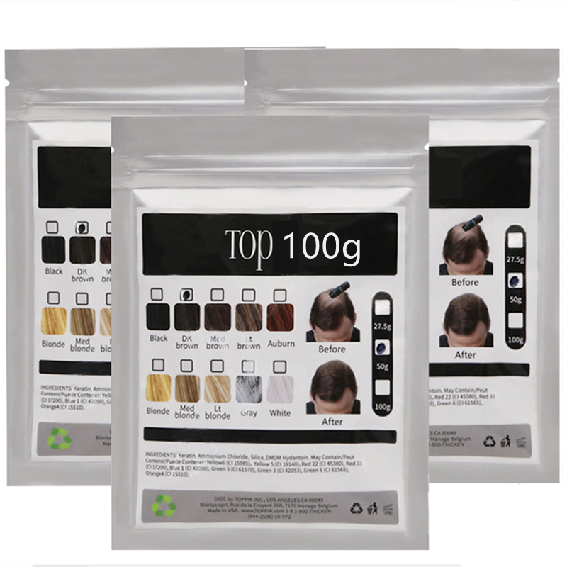 100G Haarvezels 9 Kleur Keratine Hair Building Fiber Poeder Instant Haargroei Fiber Refill 1Pc Haarverzorging product