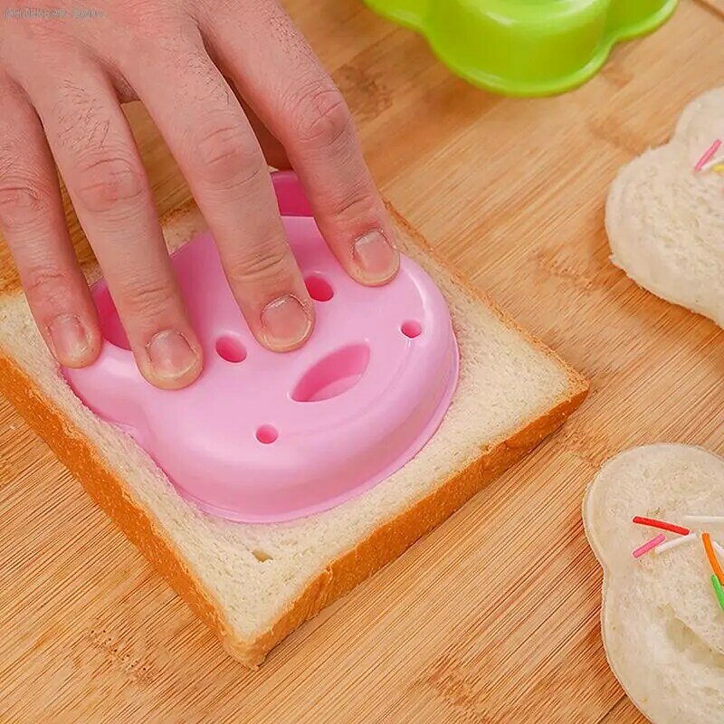3/4 pz stampo Sandwich Toast pane fare taglierina stampo carino cottura pasticceria strumenti bambini cibo interessante accessori da cucina