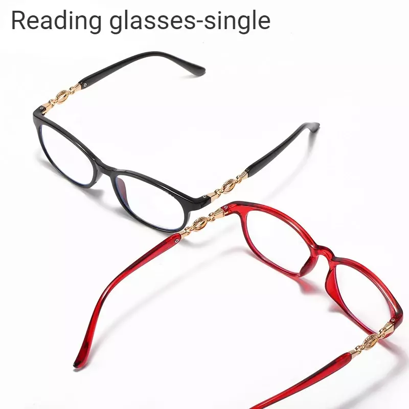 Óculos de leitura multifocais progressivos para mulheres, óculos anti-azuis, fáceis de olhar para longe e perto, novos, 3 em 1, + 1.0 a + 4.0