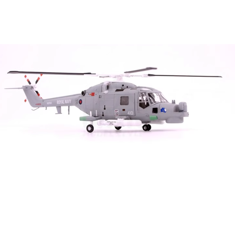 Royal Navy MK-8 Bobcat Helicopter Plastic Model, 1:72 Scale Toy, Gift Collection, Simulação, Display, Decorativo, Men's Presentes