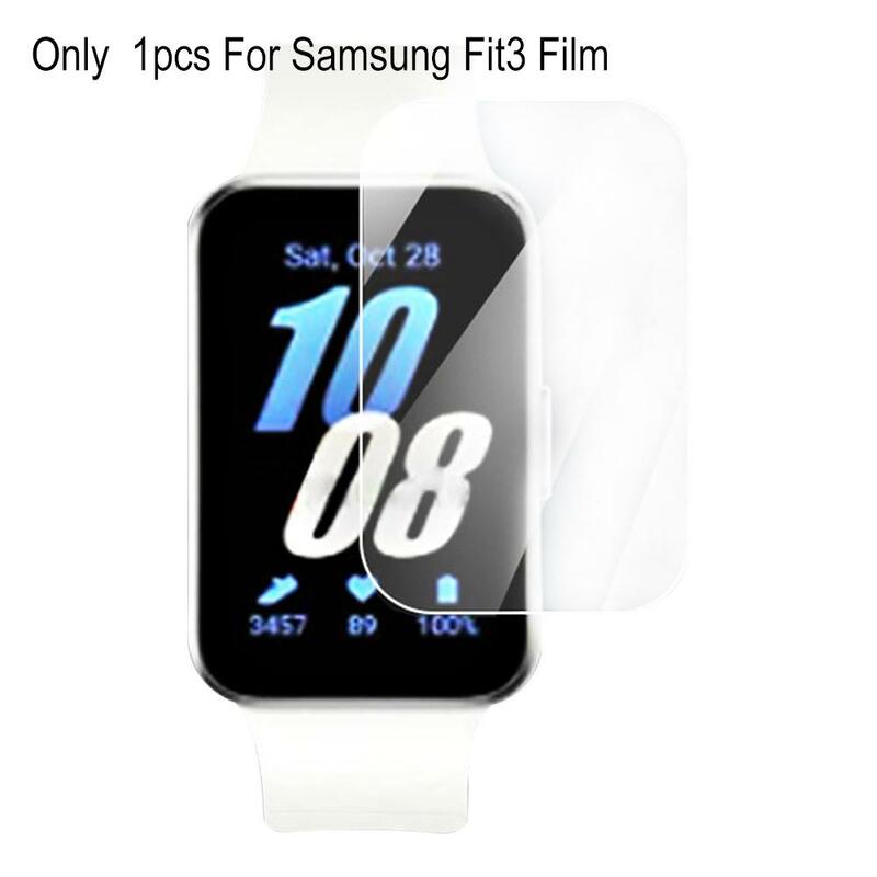 1 Stück geeignet für Samsung Galaxy Fit3 Armband Schutz folie Vollbild Ultra Clear Hydro gel Film