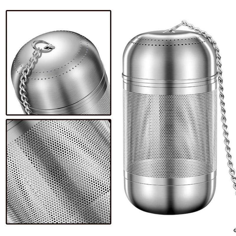 Stainless Steel Tea Infuser Tea Leaves Spices Seasoning Ball Strainer Teapot Fine Mesh Coffee Filter Teaware Kitchen Accessories
