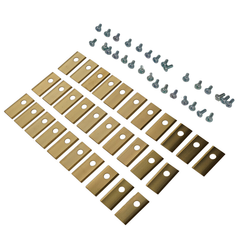 الفولاذ المقاوم للصدأ شفرات استبدال ل Worx lالأندرويد الروبوتية جزازة العشب ، قطع شفرة مجموعة ، جزازة أجزاء ، 18 قطعة ، 30 قطعة