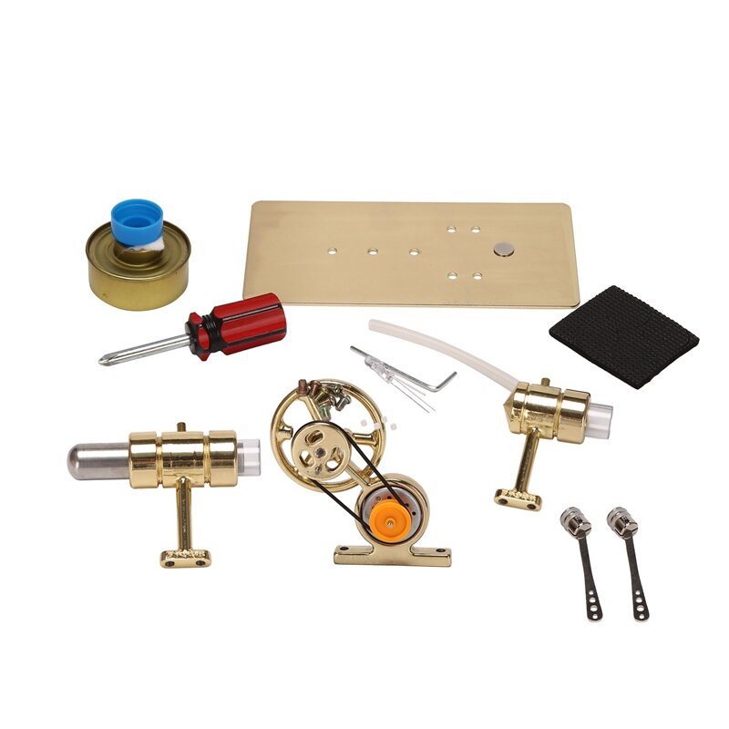 Modèle d'expérimentation de moteur Stirling pour enfants, générateur de puissance, mini moteur à vapeur physique, jouet éducatif, DstressSh