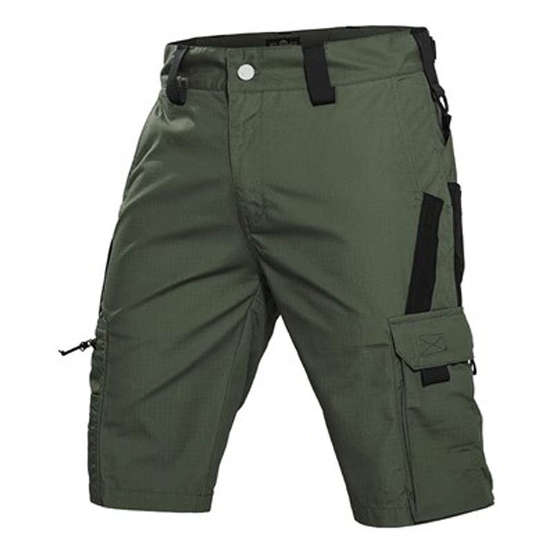 Pantalones cortos de camuflaje para hombre, Shorts militares de secado rápido, múltiples bolsillos, senderismo al aire libre, pesca, Verano