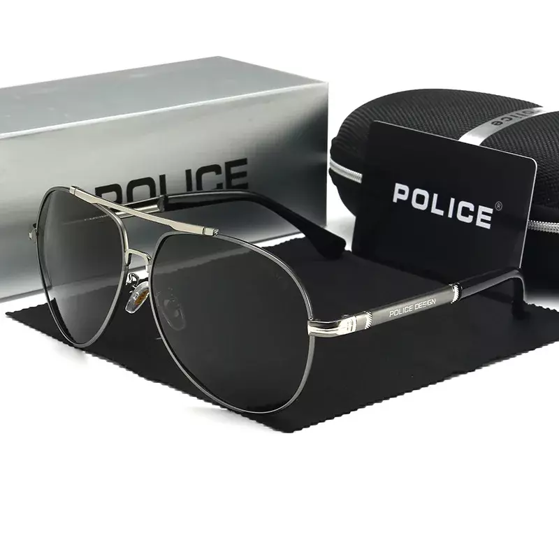 Okulary przeciwsłoneczne Unisex kwadratowe okulary przeciwsłoneczne w stylu Vintage policja słynna marka Sunglases spolaryzowane okulary przeciwsłoneczne Retro Feminino dla kobiet mężczyzn