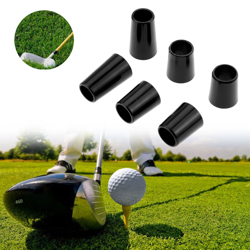 10Pcs เคล็ดลับ0.335 0.370นิ้วกอล์ฟคลับ Ferrules สีดำสำหรับเคล็ดลับ0.335และ0.370นิ้วเตารีดเพลากอล์ฟ Accessorie golf แขน Ferrule