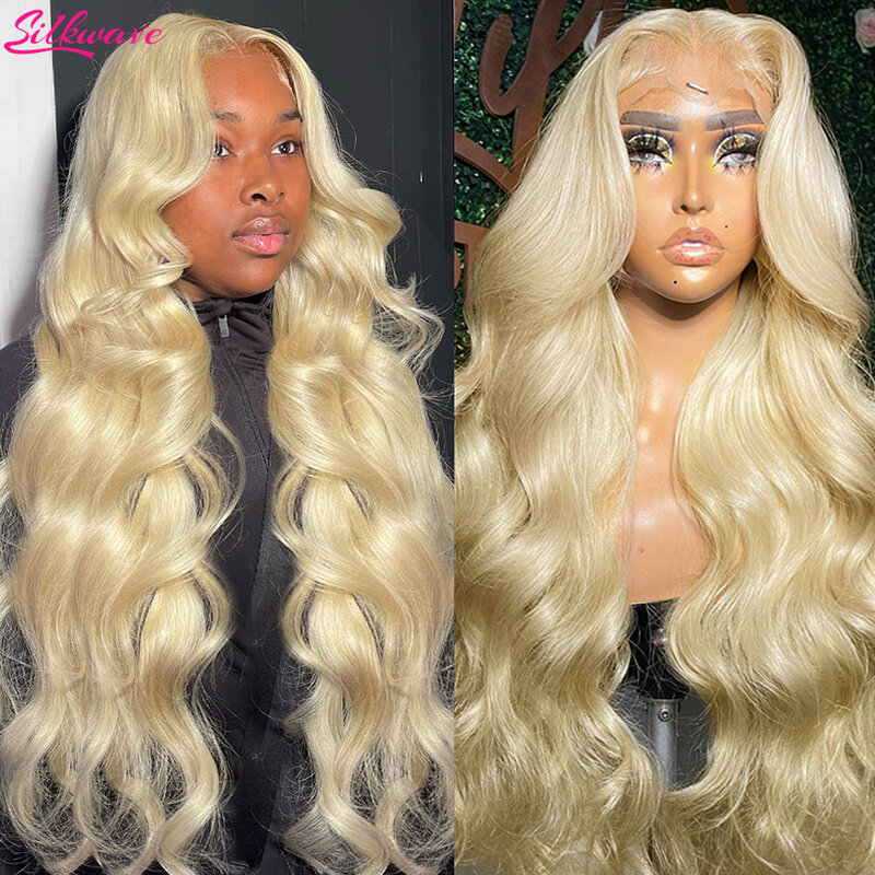 30 38 Cal Body Wave 613 miodowo-blond koronkowe peruki z przodu ludzkie włosy dla kobiet 13x4 13x6 Hd koronkowa bezklejowa peruka przednia gotowa do noszenia