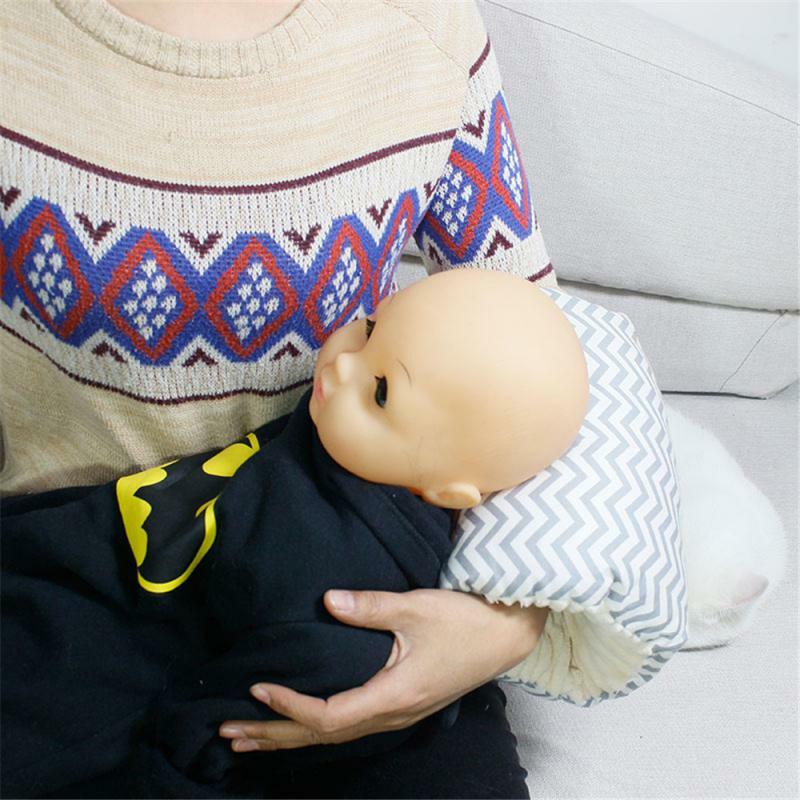 Bantal lengan menyusui katun murni bayi, Plus beludru tebal lembut dan nyaman bantal menyusui produk ibu dan anak