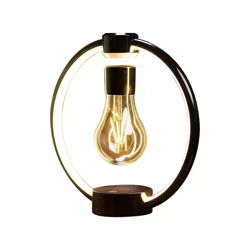 Wysokiej jakości magnetyczna lewitująca żarówka Retro atmosfera lampa do ochrony oczu RGB LED lampa lampka nocna z USB na wystrój pokoju prezent