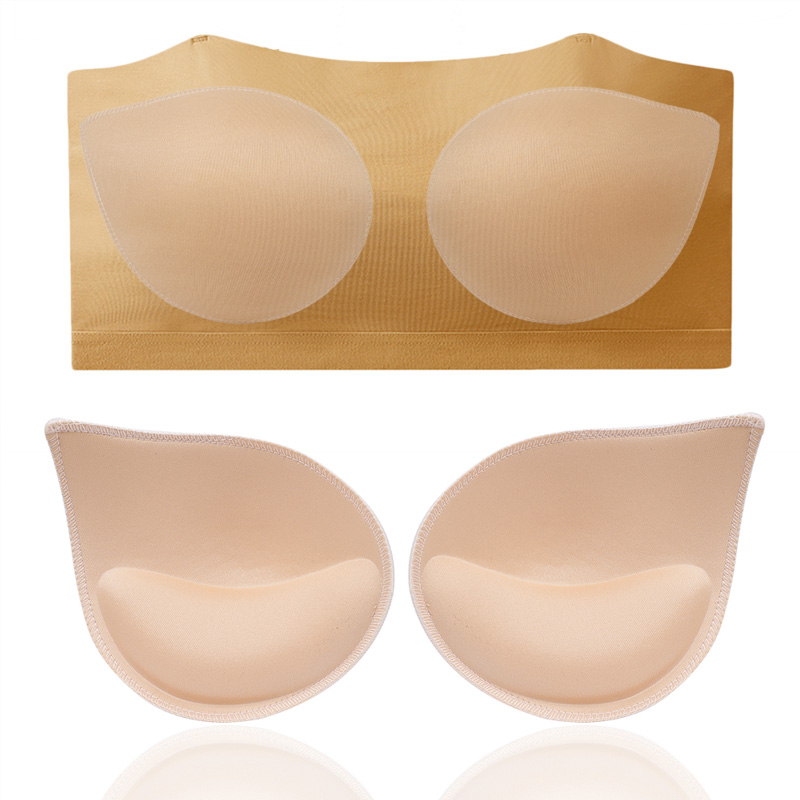 Women Sponge Bra Pads Bikini Sports Sexy Breast Push Up Bra Enhancer Breathable Thicken Chest Underwear Intimates Accessories