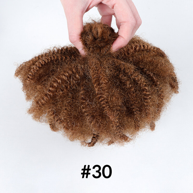 Orientfashion Mongolian Afro Kinky Curly 4C No Weft Extensions Virgin Human Hair Bundles Bulk Ever Beauty 20inch length