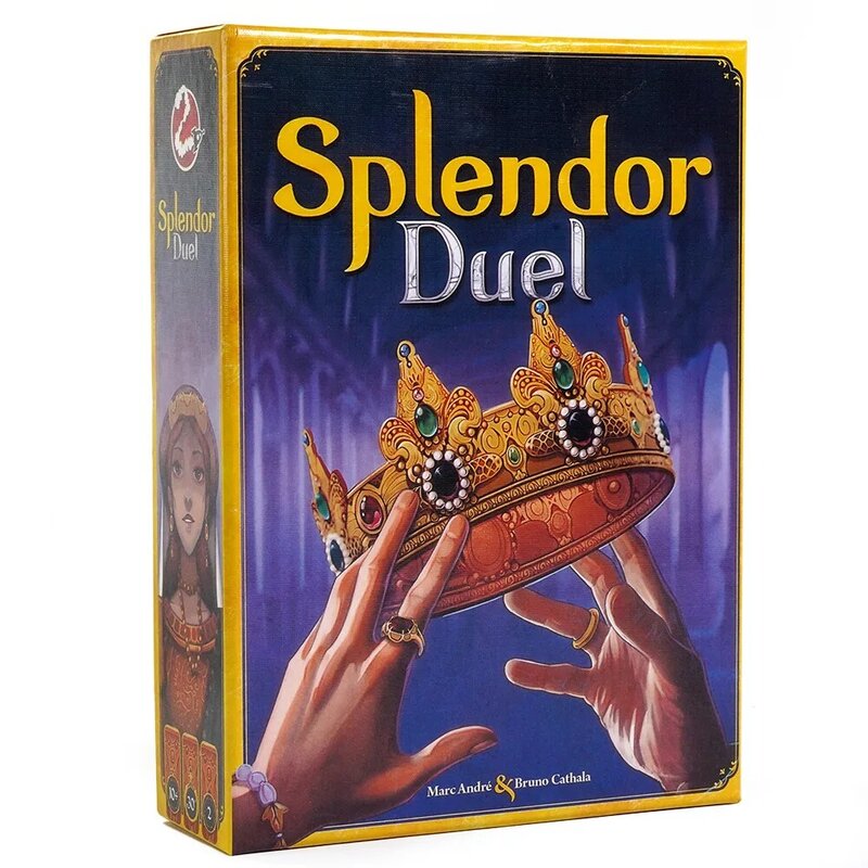 Splendor Duel juegos de mesa multijugador, cartas de estrategia de introducción, juegos de rol, colección de trama