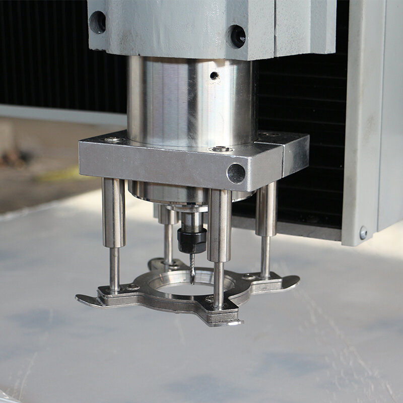 Placa de prensa automática, accesorio de pie para enrutador de husillo CNC, 65, 80, 85, 90, 100, 105, 125mm