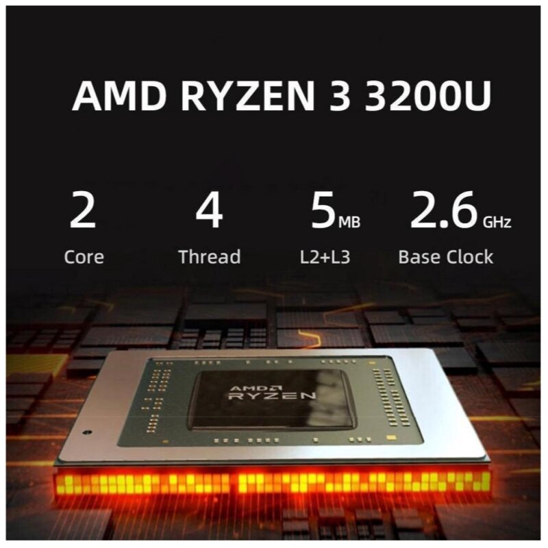 AOC игровой компьютер «Все в одном», 23,8 дюймов, AMD 3200U, 16 ГБ, 512 ГБ