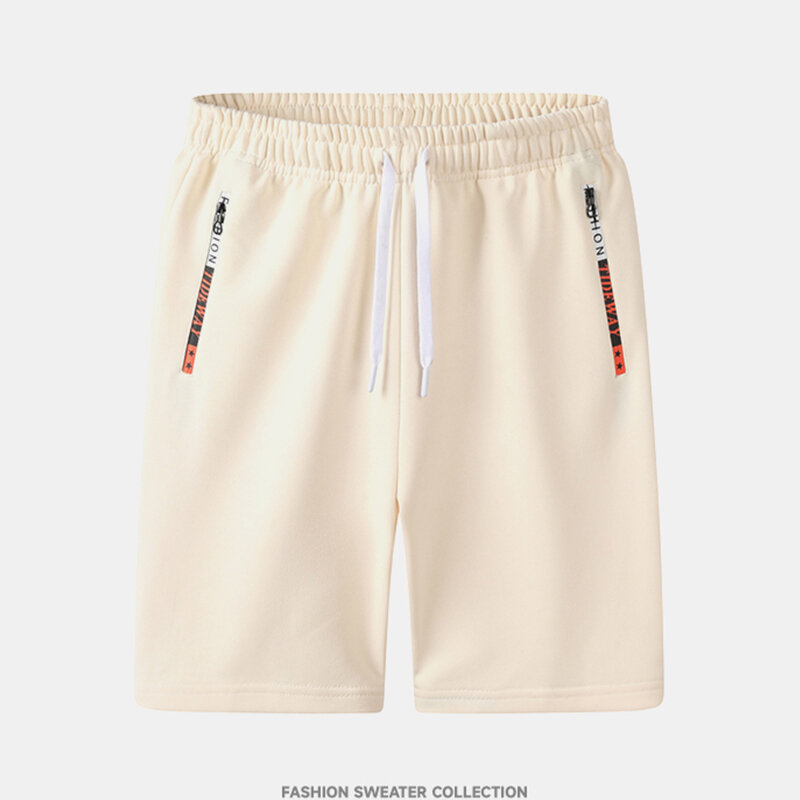 Shorts de praia soltos para homens, calções confortáveis, calções casuais, moletom esportivo de basquete, calças de verão