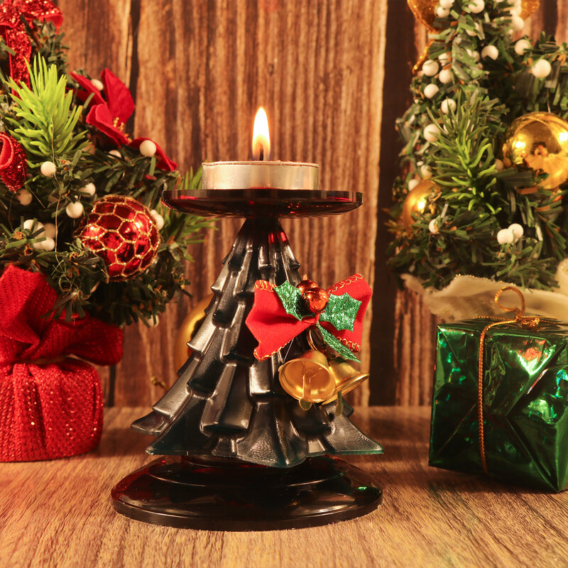 شجرة عيد الميلاد على شكل خمر ، مصنوعة من قالب من السيليكون ، راتنجات الايبوكسي ، ومناسبة للزينة حامل شمعة ، الحرف اليدوية