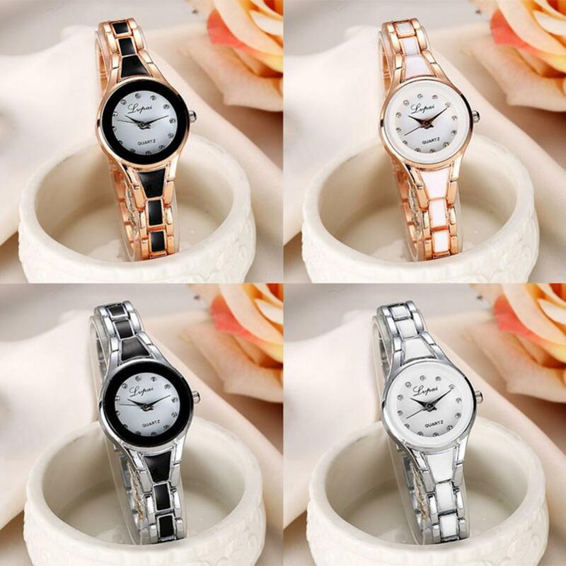 Женские часы 2018, модные женские часы, тонкий ремешок, роскошный женский браслет из искусственного кристалла, кварцевые наручные часы в подарок