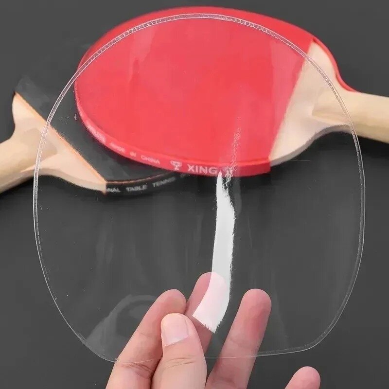 Película protectora para raqueta de Ping Pong, cubierta de mantenimiento transparente y pegajosa, herramienta de protección de goma para tenis de mesa, 2/10 piezas