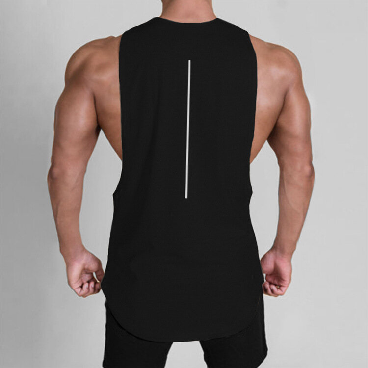 Y2K-T-shirt musculaire pour homme, vêtement de sport, fitness, noir, précieux, été