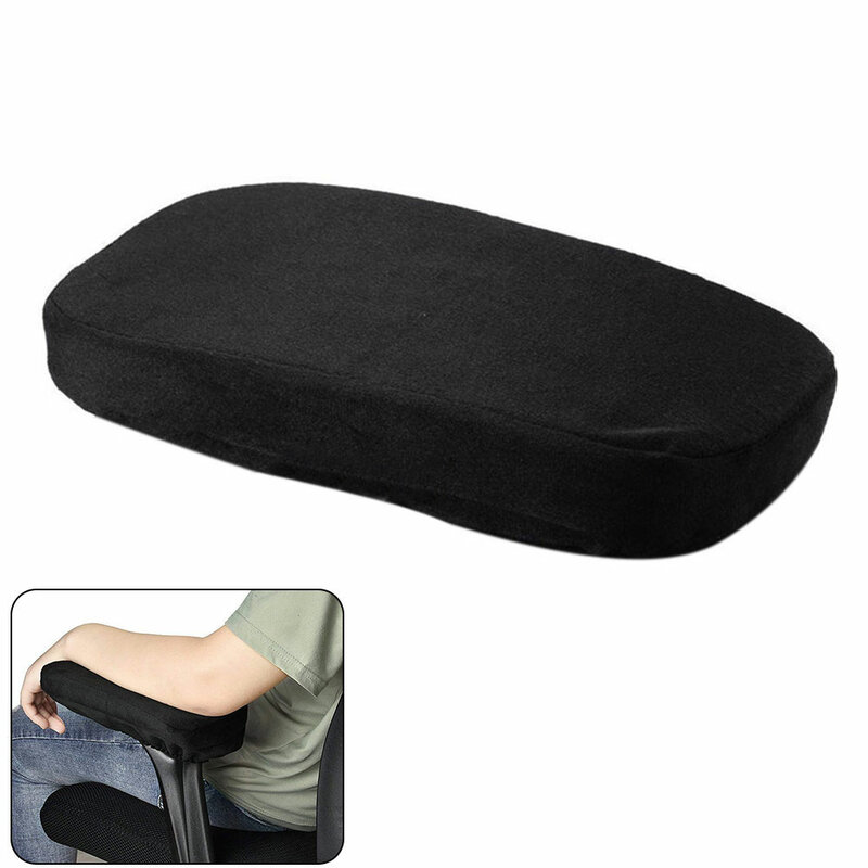 사무실 쿠션 소프트 메모리 폼 팔꿈치 베개, 의자 팔걸이 패드, 범용 인체공학적 홈 릴리프 압력 커버 지지대